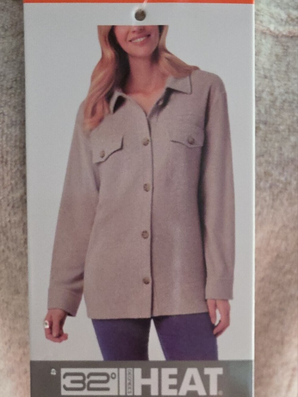 Relaxed Cream Utility Shacket Jacket - Picture 7 of 8